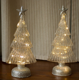 thumbnail image 4 of Lámpara de mesa decorativa de 1 pieza, lámpara de noche LED con pilas en forma de árbol con luces de hadas, luz nocturna de metal romántico, decoración navideña interior para el dormitorio del hogar, 4 of 4