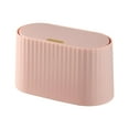 thumbnail image 1 of trash can bin with lid small kitchen outdoor Pink, 1 of 6