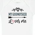 thumbnail image 4 of Inktastic My Godmother Loves Me Godchild Boys or Girls Baby Bodysuit, 4 of 5