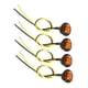 thumbnail image 1 of Luces de Marcador Redondas LED para Remolque de Camión 12V de Plástico Impermeables Amarillas 4 Pcs, 1 of 7
