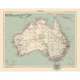 thumbnail image 3 of Schrader 14x12 Black Modern Framed Museum Art Print Titled - Australia - Schrader 1908, 3 of 5