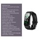 thumbnail image 4 of Pulsera inteligente Bluetooth 4.2V IP68 Reloj inteligente a prueba de agua Banda digital de presión arterial recargable, Negro Inevent EL001878-02, 4 of 7