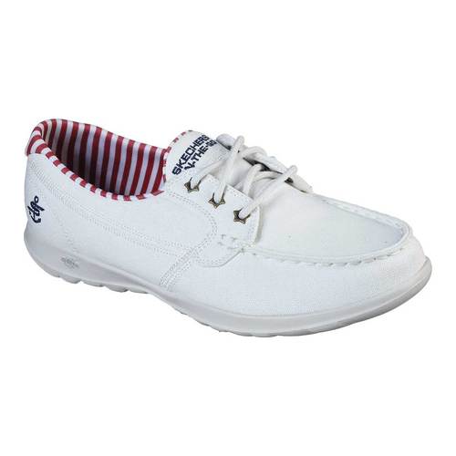 skechers red boat shoes