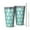 Turquoise Daisy Flower-1, variant on 16oz Tumblers Yellow Daisy Flower Red Centers Pattern Stainless Steel Vacuum Insulated Double Wall Travel Tumbler Cups Mug with Lid and Straw,Cleaning Brush for Coffee,Tea