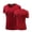 Red, variant on Tnhcen Women's Quick Dry Workout Shirt, Performance V-Neck Gym T-Shirt, Moisture Wicking Yoga Top for Women, Stretchy Nylon Spandex Activewear, Sizes M-4XL