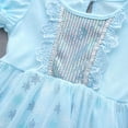 thumbnail image 5 of SUEE Toddler Girls Elsa Princess Dress Sequins Short Sleeve Birthday Fancy Outfit for 12M-6T, 5 of 7