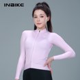 thumbnail image 3 of INBIKE - Maillot de ciclismo de malla de manga larga para mujer, reflectante, ropa de ciclismo antideslizante, 3 of 5
