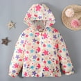 thumbnail image 2 of Chaqueta impermeable con capucha y cremallera para niños y niñas, cortavientos, multicolor (18-24 meses), 2 of 8