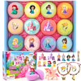 thumbnail image 1 of Bombas de baño SUPERGFS para niños con juguetes Surprise Princess, 12 unidades, 1 of 7