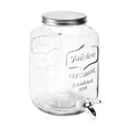 thumbnail image 1 of Dispensador de bebidas Vittori vitrolero vidrio Vintage con Tapa 4 Lt Decoracion Hogar Cocina Fiesta, 1 of 4