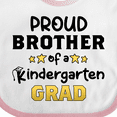 thumbnail image 4 of Inktastic Proud Brother of a Kindergarten Grad Boys Baby Bib, 4 of 4