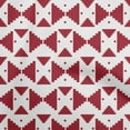 thumbnail image 1 of oneOone Cotton Poplin Maroon Fabric Geometric Quilting Supplies Print Sewing Fabric By The Yard 42 Inch Wide, 1 of 4