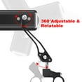 thumbnail image 2 of Yeacher Bike Rear View Mirror, Bicycle Mirror Handlebar Mount，360°Adjustable Rotatable Wide Angle Rearview Mirror for, 2 of 8