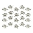 thumbnail image 1 of Minkissy 20PCS Flower Bead Caps Hollow Metal White Jewelry Making Handicraft Enthusiasts, 1 of 8