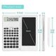 thumbnail image 2 of Scientific Calculator 10-digit LCD Engineering Calculator with Writing Pad for College and University White, 2 of 5