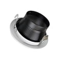 thumbnail image 4 of NICOR Lighting 19501 - Moldura empotrable para carcasas de 4 pulgadas, color blanco y negro, 4 of 5