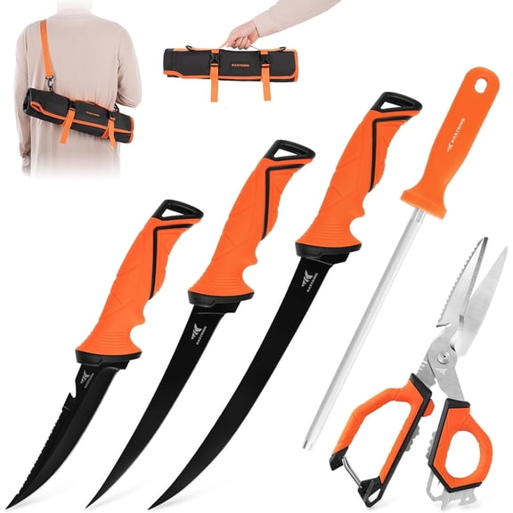 KastKing Paradox Fishing Knife Tool Set with Fillet & Bait Knives