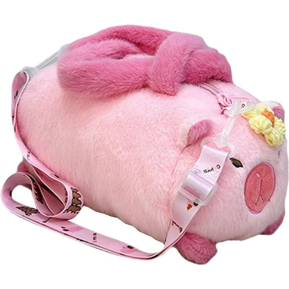 Cute Capybara Crossbody Bag Handbag Fluffy Capybara Shoulder Bag Cartoon Capybara Messenger Bag Handbags Purse for Women