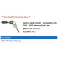thumbnail image 2 of Ignition Lock Cylinder - Compatible with 1958 - 1959 Mercury Park Lane, 2 of 2