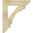thumbnail image 3 of Ekena Millwork 4"W x 22"D x 26"H Merced Slat Rough Sawn Bracket, Douglas Fir, 3 of 4
