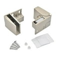 thumbnail image 2 of Glass Door Hinge Cabinet Display Zinc Alloy with Screws Clamp Side Mounted Closer Hardware for Cupboard Wardrobe Replacement, 2 of 4