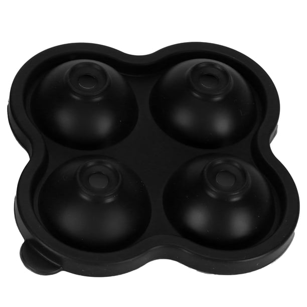 Bandeja para cubitos de hielo, molde para cubitos de hielo de 4 orificios, máquina para hacer bolas de hielo, diseño fácil de usar