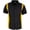 Black/Gold, variant on Men’s Work Shirt- Mechanical/Industrial Work Shirt with Vertical Reflective Lining Black/Gold