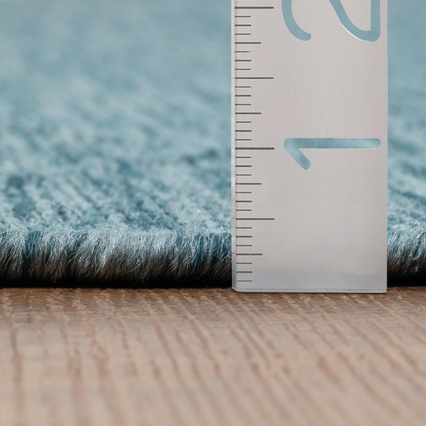 Luxe Weavers Non-Slip Washable Outdoor Aqua 6x9 Area Rug, Modern Geometric Carpet