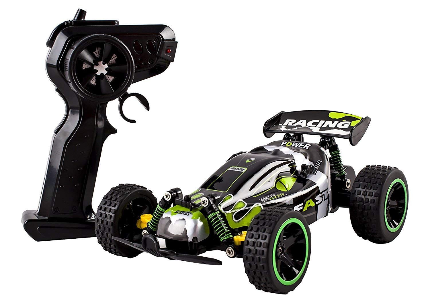 Speed Power RC Buggy 2.4Ghz 1:18 Scale Remote Control Ready to Run With Indoor Outdoor And Off