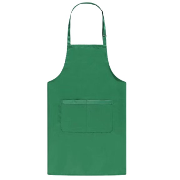 Kitchen Apron with Pocket for Women Men, Cooking BBQ Garden Chef Grilling Water Drop Resistant Adjustable Chef Apron Polyester Cotton Apron for Restaurant, Kitchen, Canteen