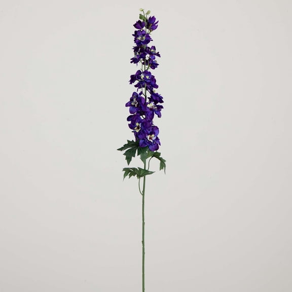 Nearly Natural Delphinium Artificial Floral Stem Sprays - 39" - Purple - Set of 3