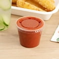 thumbnail image 4 of RW Base 5.5 oz Round Clear Plastic Portion Cup - 3" x 3" x 2" - 2000 count box - Restaurantware, 4 of 6