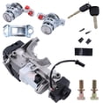 thumbnail image 3 of FENGXIH Complete Set Ignition Switch Cylinder Door Lock w/ Keys Compatible for Honda CRV 2002-2006 72185-S9A-013, 3 of 17