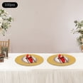 thumbnail image 3 of Elegant Event Platters, 100-Unit Gold-Toned Charger Set, Heat-Resistant PP Construction, Great for Buffet Stations, Wedding Receptions, and Banquet Halls, 3 of 20