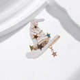thumbnail image 4 of Rhinestone Witch Hat Brooch Pin for Women AB Crystal Colorful Star Witchcraft Brooches Lapel Pins Bag Suit Dress Accessories Unisex Cap Fashion Christmas Halloween Jewelry, 4 of 11
