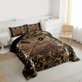 thumbnail image 3 of jejeloiu Rustic Lake Bedding Comforter Set,Fishing And Huntiing Twin Comforter Sets,Country Farmhouse Lodge Bedding Set For Kids,Breathable Home Decor Reversible,2pcs, 3 of 8