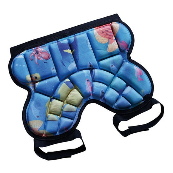 Soidarity Almohadilla de cadera para niños, pantalones cortos protectores anticaída gruesos, equipo deportivo, herramientas de protección de esquí, Deportes de nieve Azul Soidarity OD009360-01