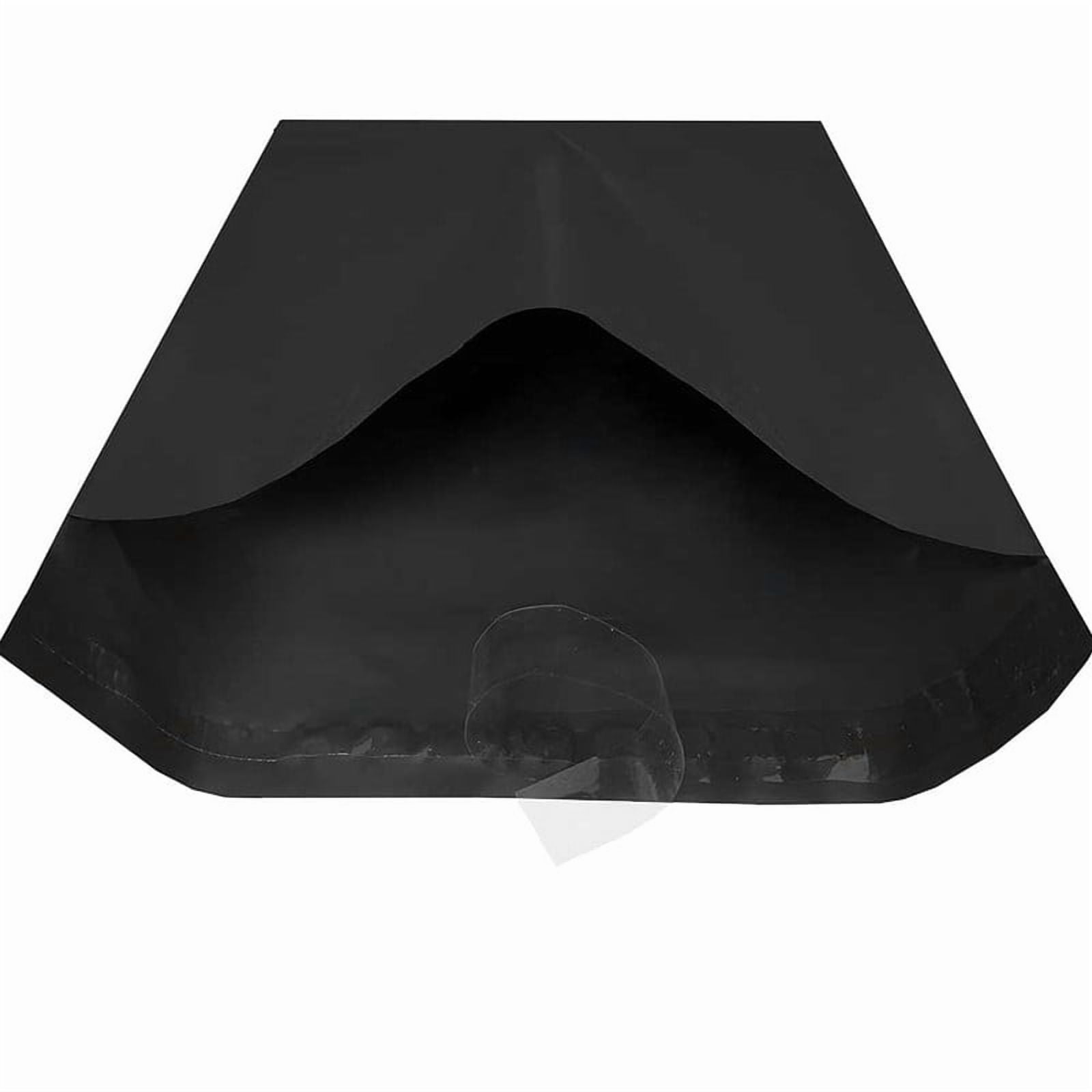 SJPACK 200Pcs 14.5" x 19" Black Poly Mailers Shipping Bags Plastic Envelopes Self Sealing Bags