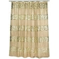 thumbnail image 2 of Zahari Home Sinatra Bathroom Shower Curtain Glamorous Bling Fabric Shower Curtain 72"x70", Champagne, 2 of 2