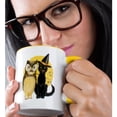 thumbnail image 2 of 3dRose, Halloween Friends, 15oz Two-Tone Yellow Mug, 2 of 7