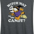 thumbnail image 3 of Garfield - Witch Way To The Candy - Women's Racerback Tank Top, 3 of 5