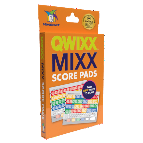 Qwixx Mixx Pads de Score 2-5 Joueurs, 8 Ans et Plus, 15 minutes