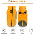 thumbnail image 3 of Abrigo impermeable para perros, chaqueta para perros, ropa para perros de talla mediana/grande (amarillo, 4XL), 3 of 5