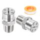 thumbnail image 1 of Uxcell 1/8" BSP Masculino 45° Punta de Rociado en Forma de Abanico [3PCS] - Boquillas de Lavadora a Presión con Cinta de Sellado - [Orificio de 1.1MM], 1 of 7