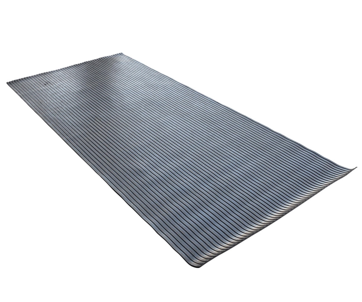 BDK M330 Heavy-Duty Utility Truck Bed Mat - Extra-Thick 4' x 8' Foot Universal Size Rubber Cargo Liner, Durable All-Weather Protection, Trim-To-Fit Design, Black