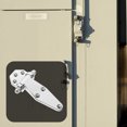 thumbnail image 2 of ULTNICE Heavy Duty Metal Door Hinge for Industrial Use Silver Color Easy to Install, 2 of 6