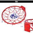 Gymax 18'' Basketball Ring Hoop Net Outdoor Hanging Basket
