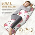 thumbnail image 7 of Rateoe Long Body Pillow Cover, 20x54 Inches Body Pillow Cases, Soft Brushed Microfiber Zipper Design, Watermelon -Pillows Not Included, 7 of 7