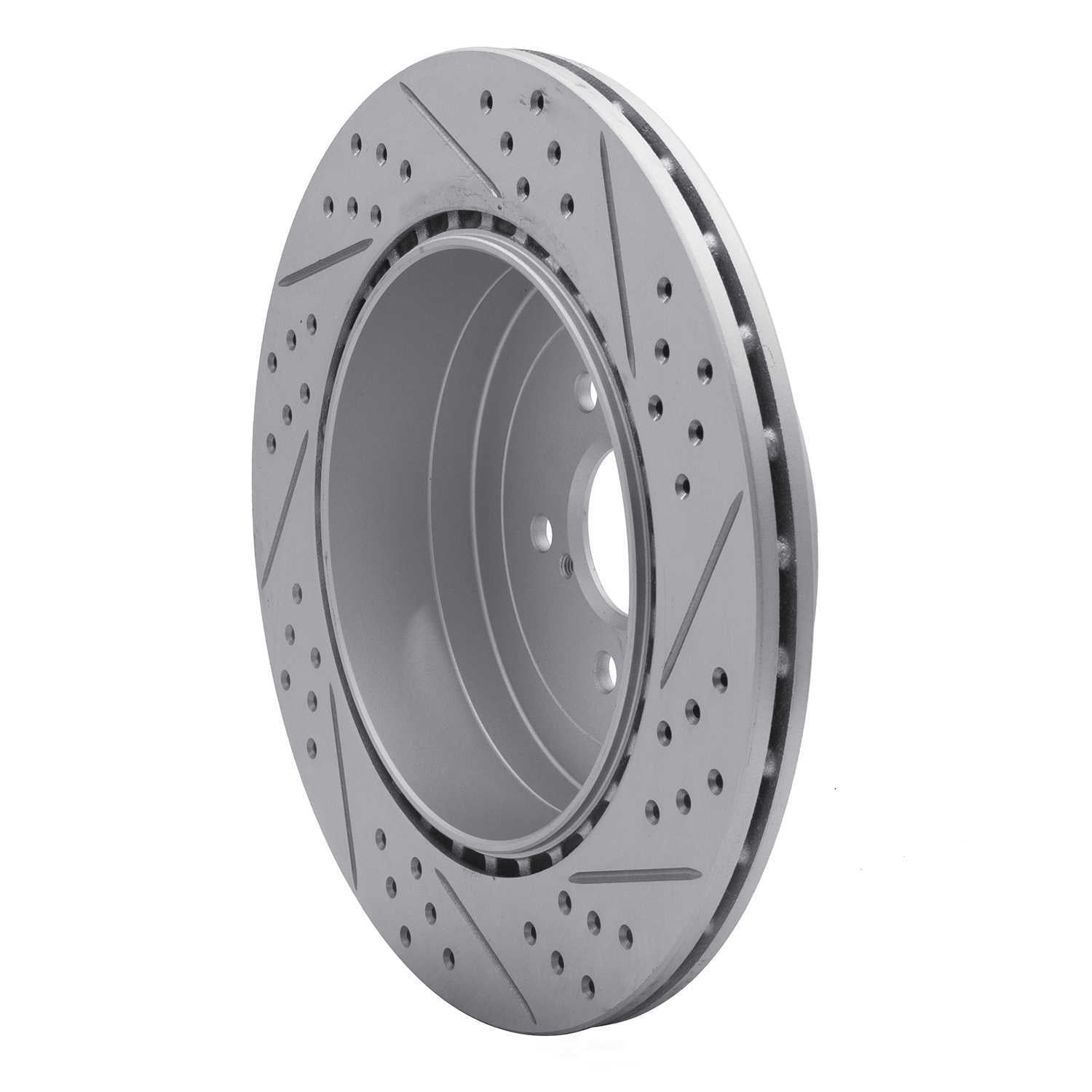 Dynamic Friction Company 830-13015L DFC Geoperformance Rotor - Drilled and Slotted