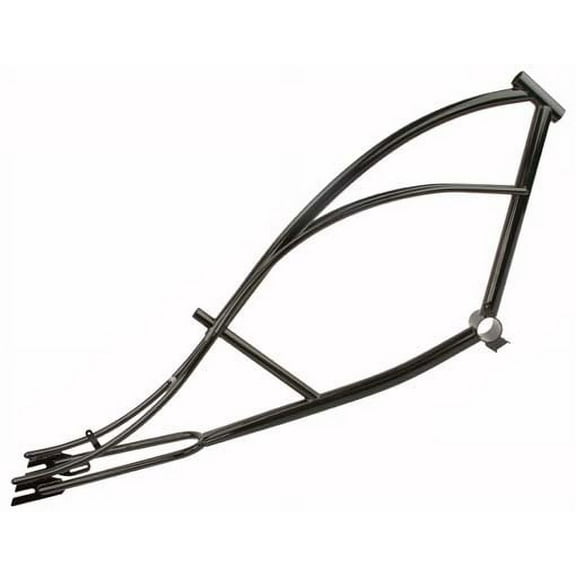 26" Limo Frame Black. Bike frame, bicycle frame, limo bike frame, limo bicycle frame